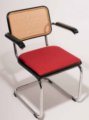 Seat cushion - felt cushion Thonet S32 5mm Wollfilz Red Parkhaus Berlin SINGLE PIECES